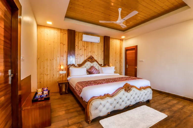 Premium Chalet with bath tub bedroom
